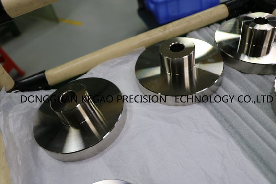 Bushing Precision Machining Parts S45C Material Nickel Plating 0.02 Angle